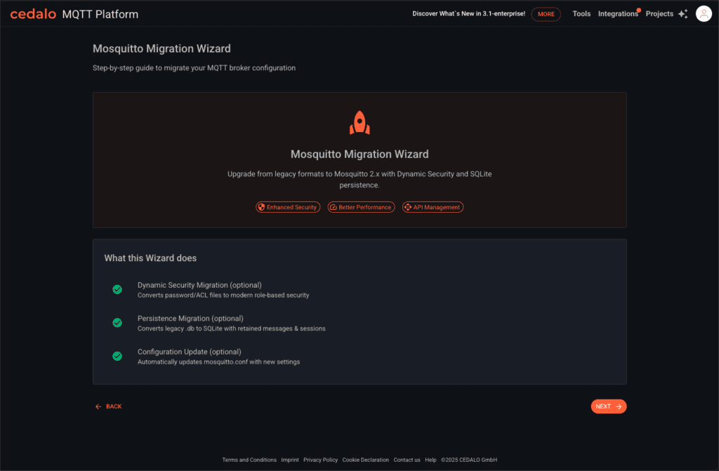 Migration Wizard