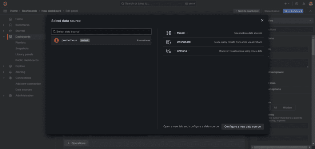 Prometheus as a data source
