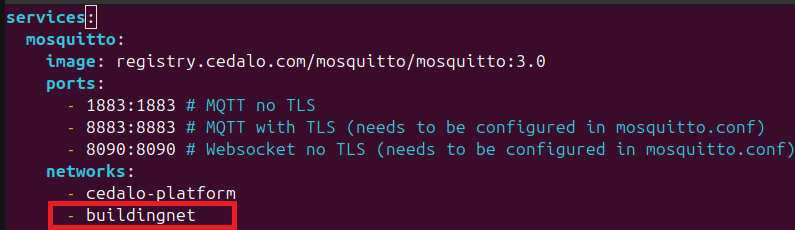 Add buildingnet to the services section