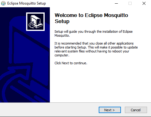 Eclipse Mosquitto Setup 1st step